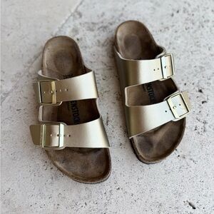 Birkenstock Arizona Gold Sandals